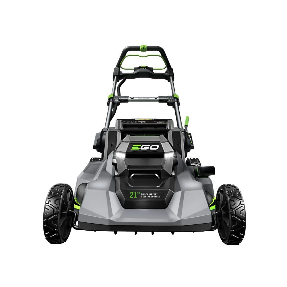 Ego 21 Inch Self-Propelled Mower Touch Drive With Charger, 4.0Ah And 6.0Ah Batteries