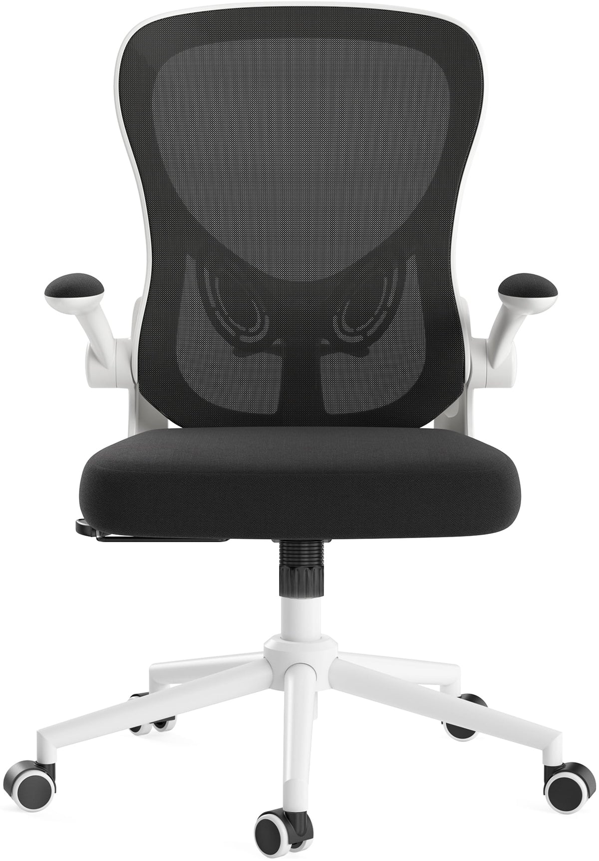 Hbada Office Chair, Ergonomic Desk Chair, Computer Mesh Chair with Lumbar Support and Flip-up Arms, Gray