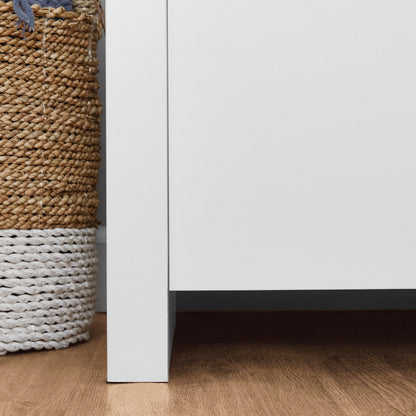 Mainstays Hillside 6-Drawer Dresser, Soft White Finish