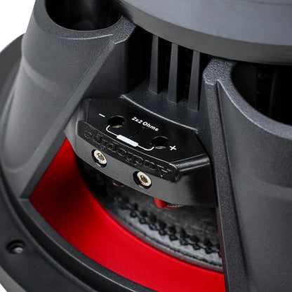 Audiopipe 1200W RMS Dual Car Subwoofer, Black, 12"