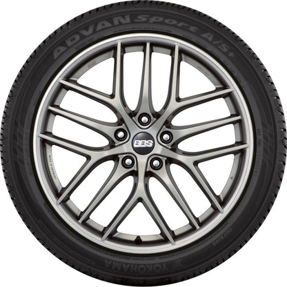 Set of 4 Yokohama Advan Sport A/S+ 235/45R18 98 W Tires 2354518 235 45 18