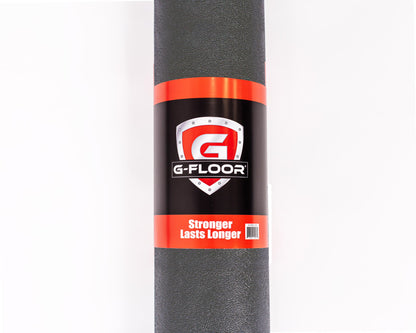 G-Floor 7.5' x 17' Vinyl Levant Pet Friendly Carpet Protector for Dogs & Cats - Midnight Black