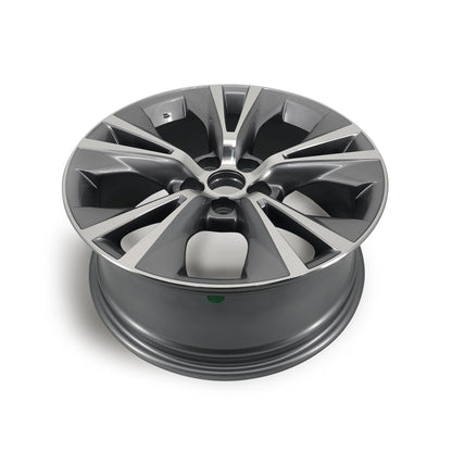 Set of 4 Brand New 18" 18x7.5 Alloy Wheel For Toyota Hinghlander 2014-2019 Machined Gray OEM Quality Replacement Rim