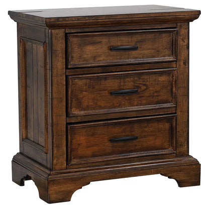 Elk Grove 4-piece California King Storage Bedroom Set Vintage Bourbon