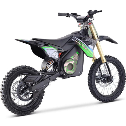 MotoTec 48v Pro Electric Dirt Bike 1800w Lithium Green
