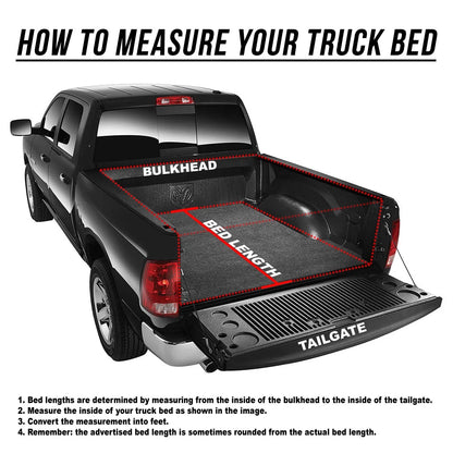Auto Drive Soft Roll up Truck Bed Tonneau Cover Fits 1999-2006, 07 Classic Silverado / Sierra 1500 2500 HD 3500 HD 6.5FT Bed (78")