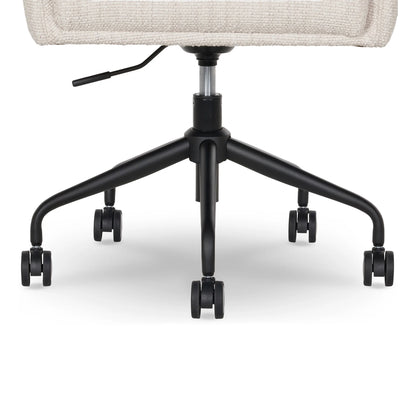 Better Homes & Gardens Juliet Office Chair, Ivory Boucle and Matte Black