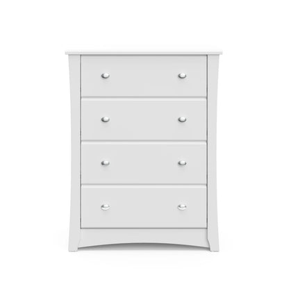 Storkcraft Crescent 4 Drawer Childrens Nursery Dresser, Espresso
