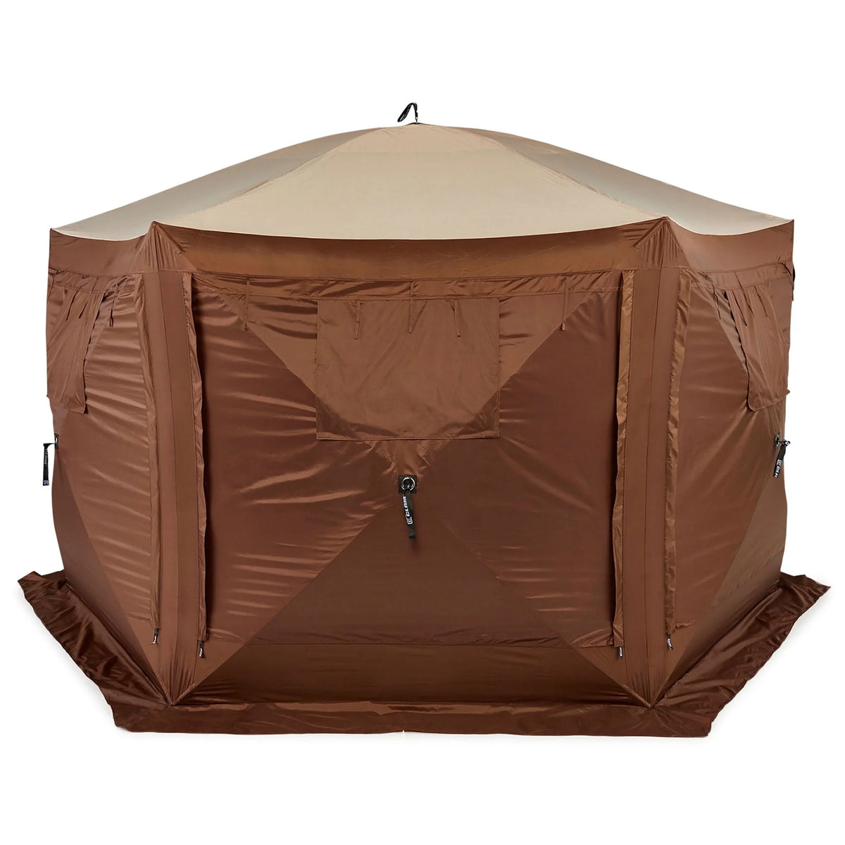 CLAM Quick-Set Pavilion 12.5 x 12.5' Portable Outdoor Canopy Shelter, Green