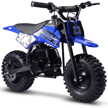 Kids Dirt Bike,Perfect Starter Gas Dirt Bike with Comfortable off-road tires,power Gasoline 49cc Dirt Bike for Kids 8-15,42��28��28in,2-Stroke,Green
