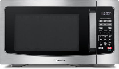 Countertop Microwave Oven 1.2 Cu Ft, 12.4 In. Removable Turntable, Silver