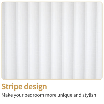 UBesGoo Dresser for Bedroom Wood 4 Drawers Dressers, Fluted Modern Dresser, White