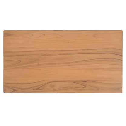 SAFAVIEH Miya Solid 2 Shelf Coffee Table Wood, Natural