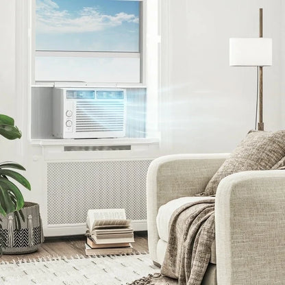 KISSAIR 12,000 BTU U Shaped Window Air Conditioner 6-in-1 Mode with Remote Control 24-Hour Timing for Room/Office/Apartment Cools up to 550 Sq.ft