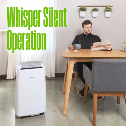 Westinghouse 10,000 BTU Portable Air Conditioner & Dehumidifier with Smart App, for Rooms Up to 450 sq ft