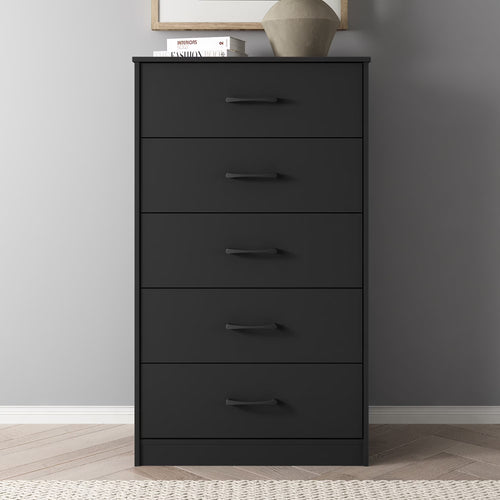 Mainstays Ardent 5 Drawer Dresser, Black