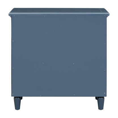 White Nightstand for Bedroom, Atumon Nightstand with 3 Drawers, Wood Bedside Table, Modern Nightstand Furniture for Bedroom, 28"L x 16.9"W x 28"H