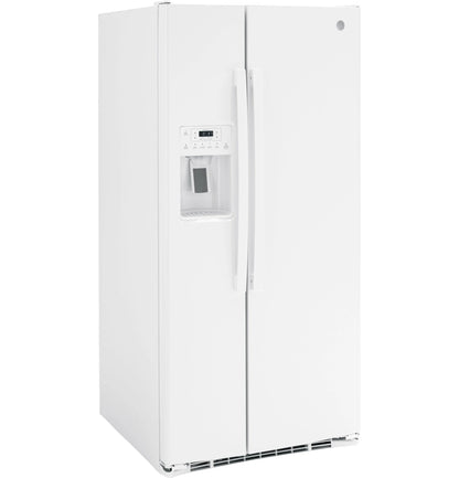 General Electric Side by Side Freestanding Refrigerator, Black