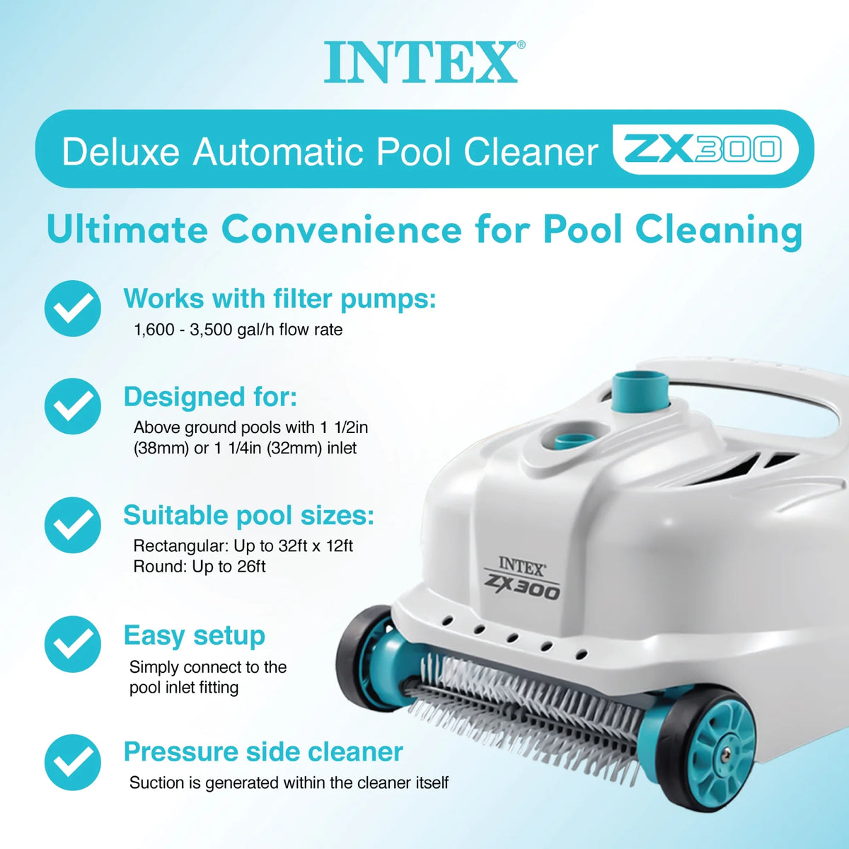 INTEX Ultra XTR 24�� x 12�� x 52�� Rectangular Above Ground Pool Set w/ Filter Pump