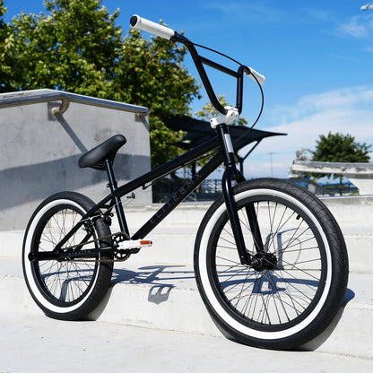 Elite BMX Bicycle 20” Freestyle Bike - Stealth Blue Purple Ideal for Ages 7 to 18 Years