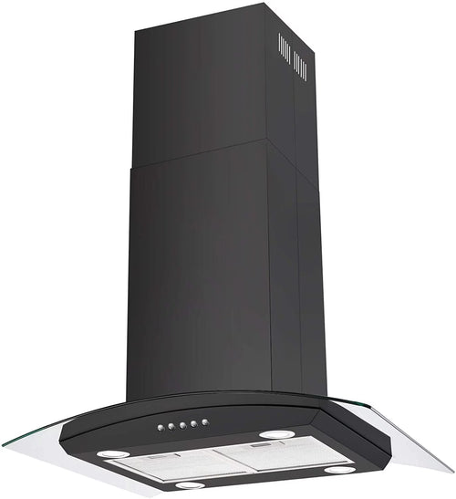 Island Range Hood 30-inch Kitchen 3-Speed Extractor Fan Vent Hood Airflow 900CFM