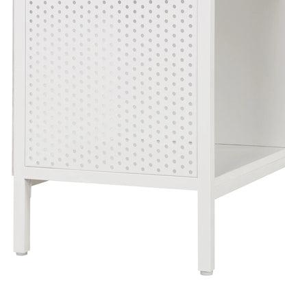 OSP Home Furnishings Ace 4 Cube Storage/Bookcase Engineered Wood in River Oak Finish