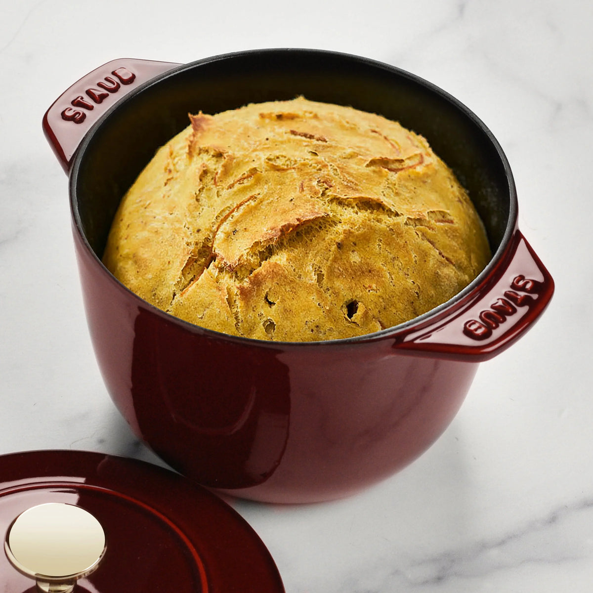 Staub Cast Iron 1.5-qt Petite French Oven - Grenadine
