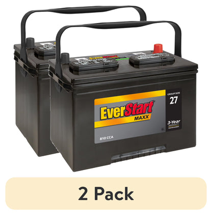 EverStart Maxx Lead Acid Automotive Battery, Group Size 27 12 Volt, 810 CCA 160RC