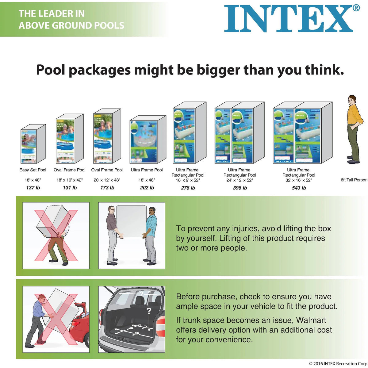 Intex 12' x 30'' Metal Frame Above Ground Swimming Pool with Filter Pump