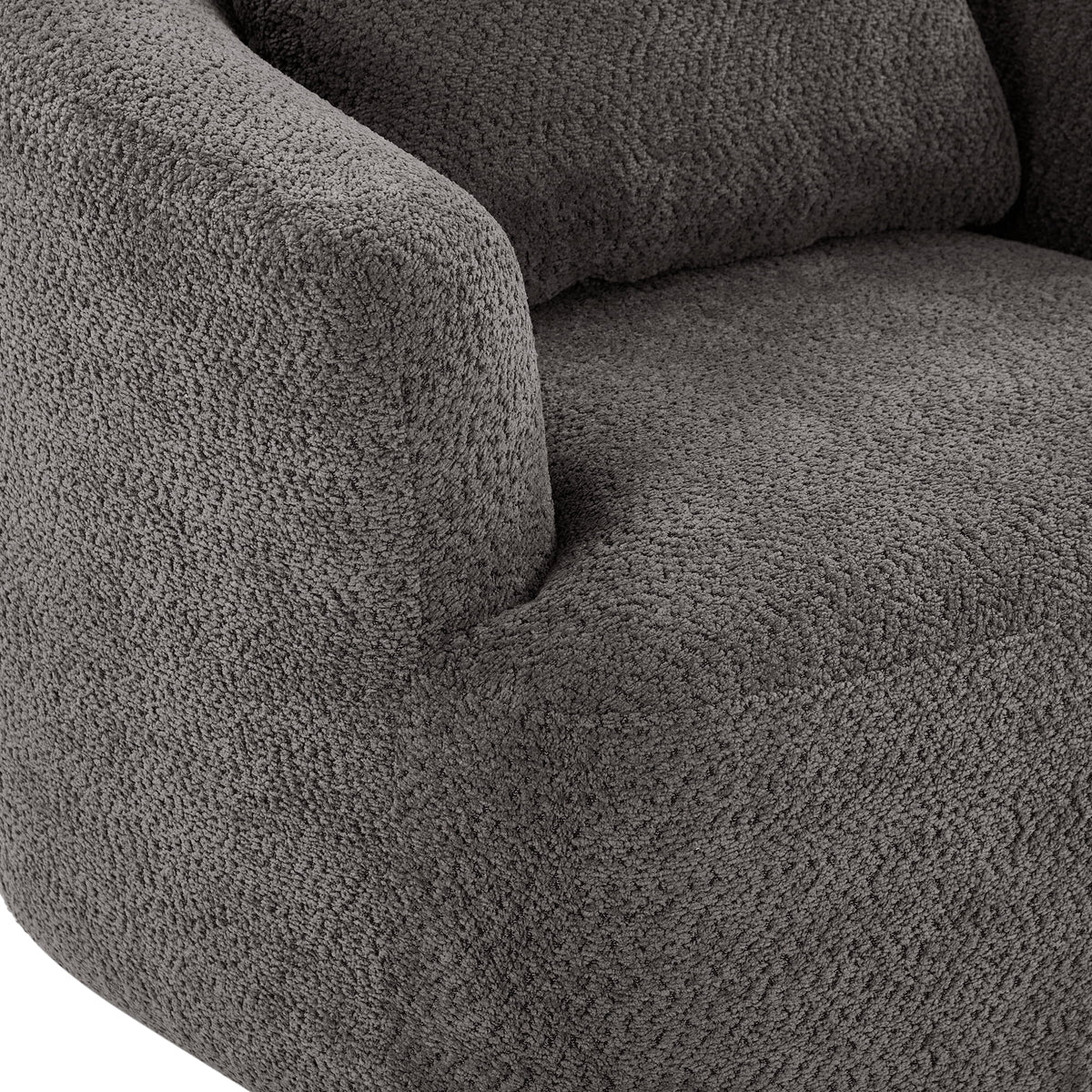 Harper & Bright Designs 360�� Swivel Accent Chair, Barrel Chair Swivel Upholstered Sofa Chair with Cushion for Living Room Office, Beige