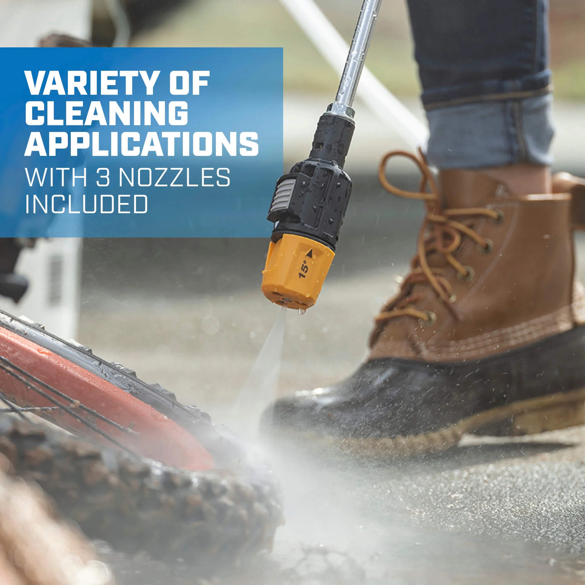 HART 600PSI at 0.7GPM 20V Brushless Power Cleaner