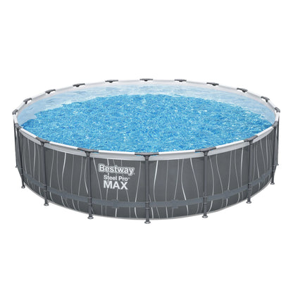 Bestway Steel Pro MAX 12' x 30" Above Ground Outdoor Swimming Pool Set