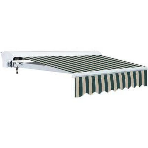 Advaning Luxury Series 10x8 ft. Electric Retractable Sunshade Awning - Garden Green