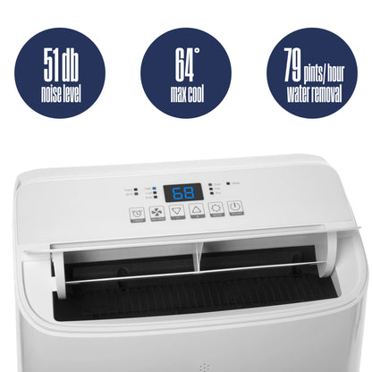 Westinghouse 12,000 BTU Portable Air Conditioner & Dehumidifier with Remote & Smart App, up to 550 Sq Ft