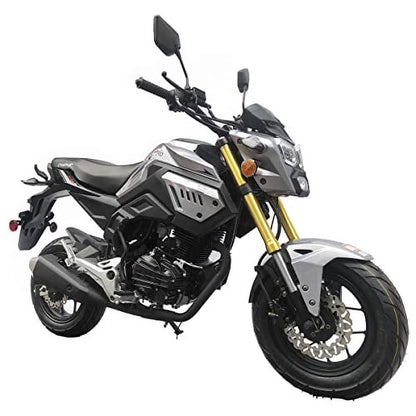 X-Pro Brand New 150cc Gas Motorcycle with 5-Speed Manual Transmission Electric/Kick Start 12" Wheels