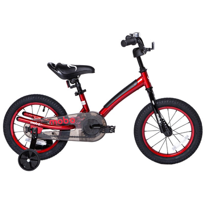 Mobo First Boy's 14" Kids Bike, Ages 3-5 Years Old, Red