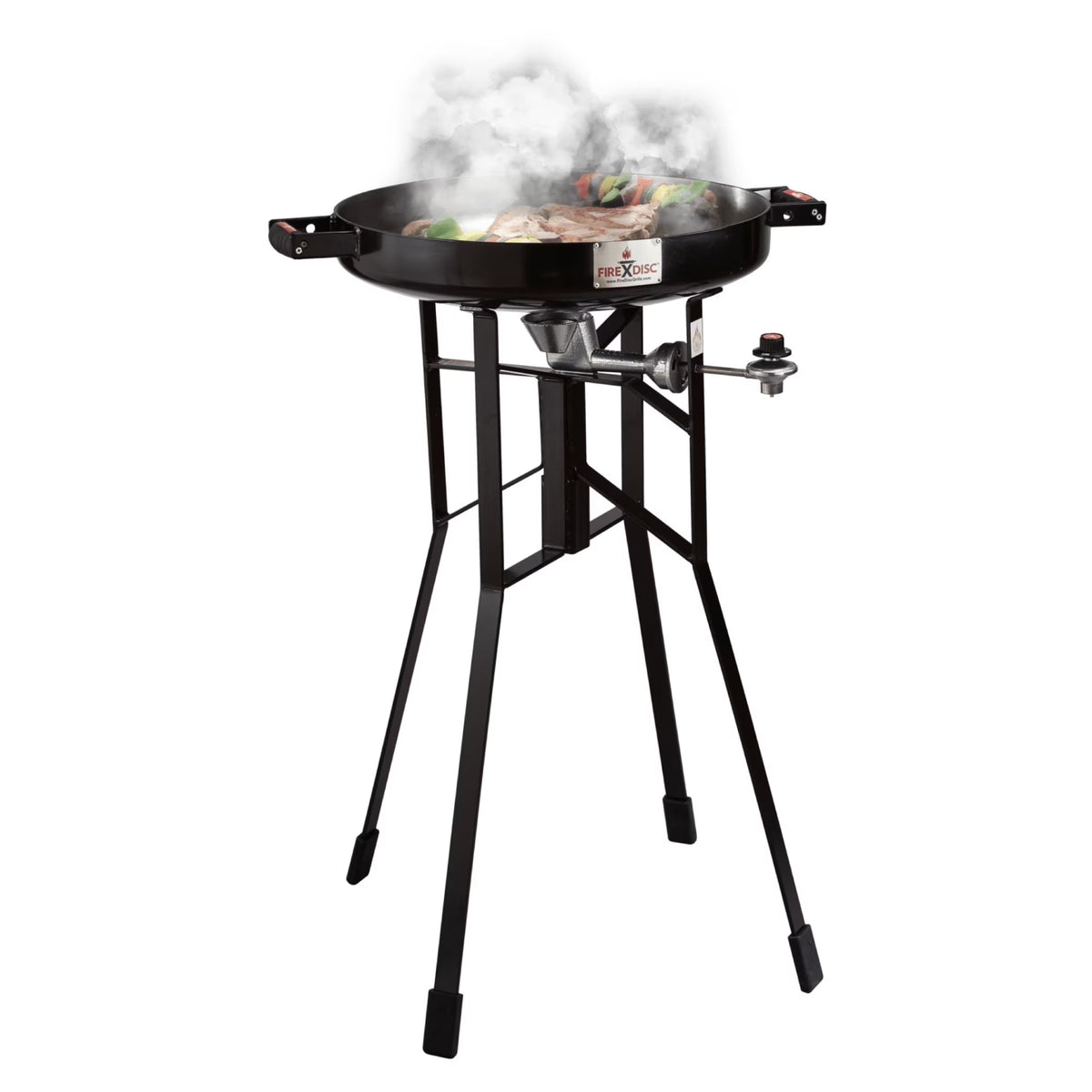 FIREDISC Original 380 Tall Outdoor Portable Propane Cooker in Fireman Red