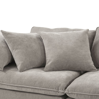 Sereen 6-piece Fabric Modular Sectional, Taupe
