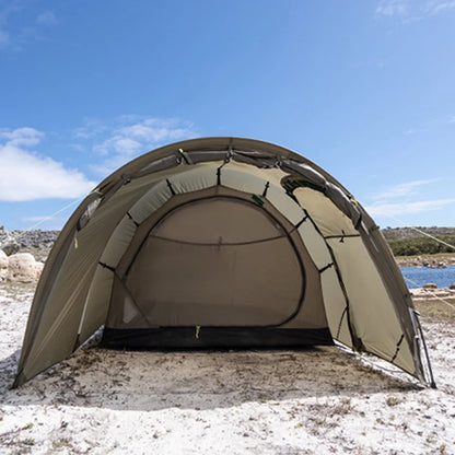Naturehike, Ultralight Hiking Tent, Tear-resistant Tunnel Tent, Waterproof Camping Tent, Windproof Tent with Hall, 15D Lightweight Silicone-coated Nylon Fabrics,Large size for 2/3 Person.