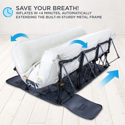 Ivation EZ-Bed 10 in Portable Air Beds with Built-in Pump, Full