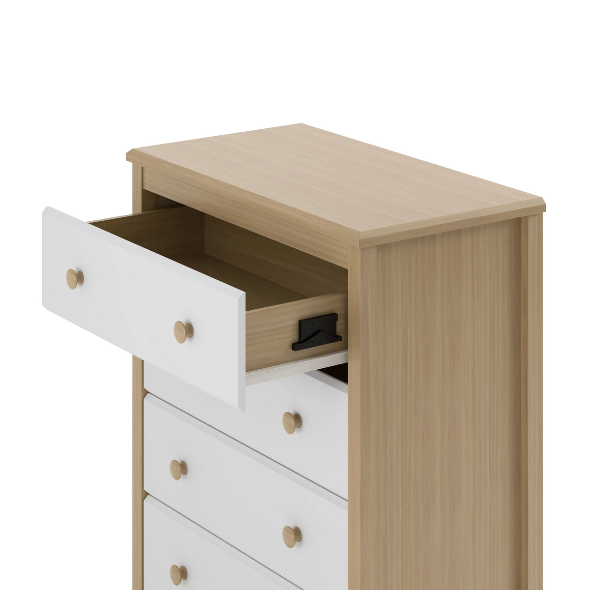 Storkcraft Alpine 4 Drawer Nursery Dresser, White