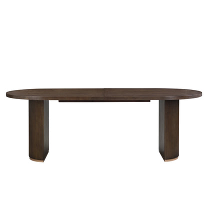 Christopher Knight Home Minimalist 88�� Oval Dining Table for 4-6, Espresso