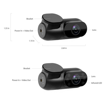 VIOFO A129 Plus Duo Dash Cam 2K 1440P 60FPS + 1080P 30FPS Wi-Fi GPS - NEW