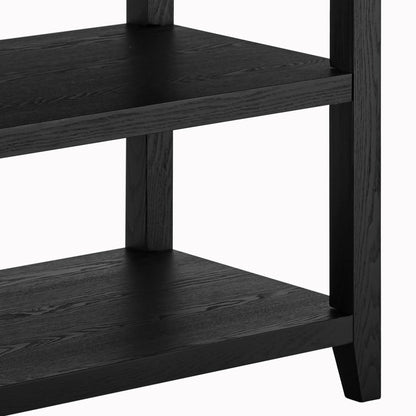 Better Homes & Gardens Reading Wood Kitchen Island with 2 Shelves and Drawers, Walnut Color