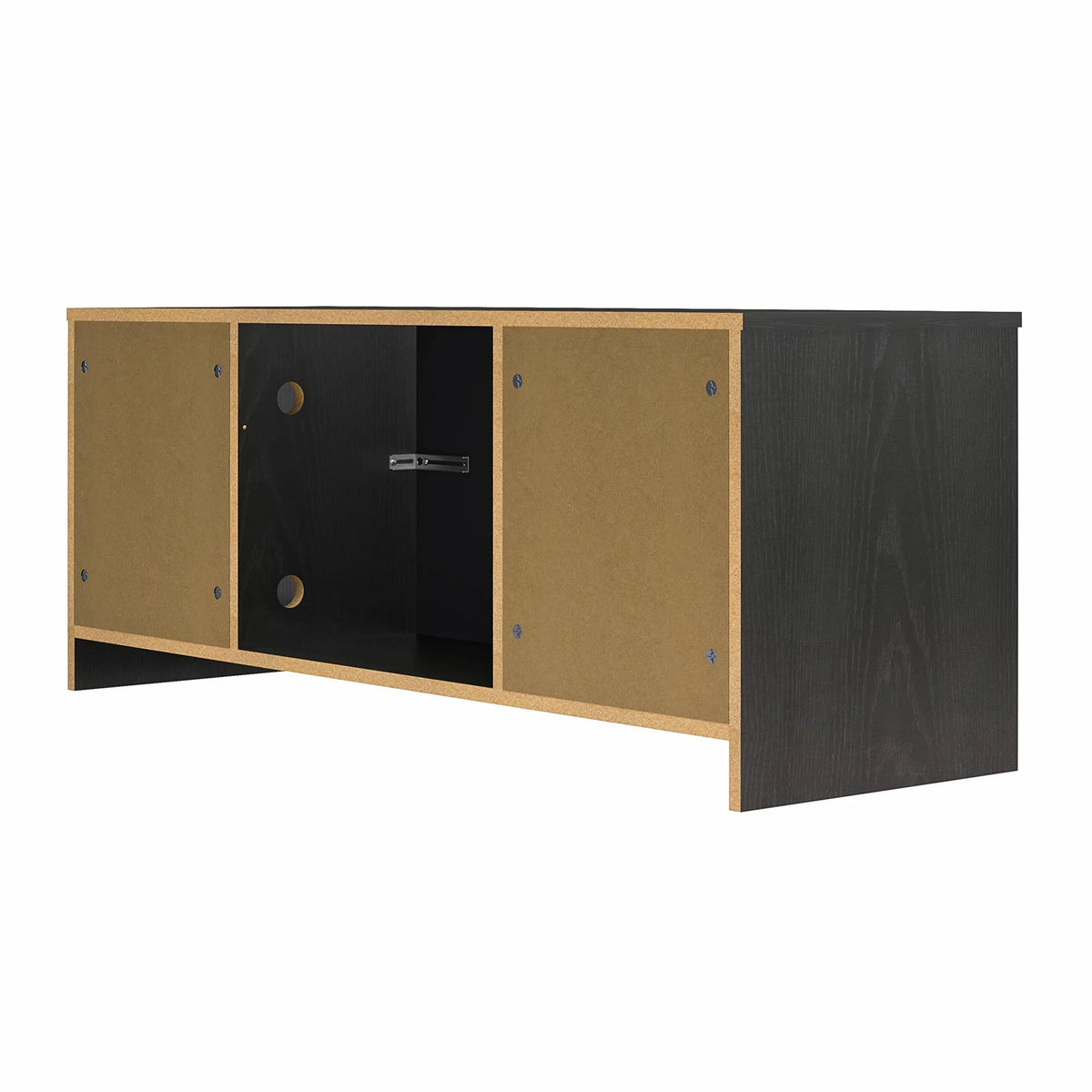 Mainstays Fireplace TV Stand, for TVs up to 55", Black Oak