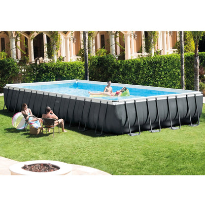 INTEX Ultra XTR 24�� x 12�� x 52�� Rectangular Above Ground Pool Set w/ Filter Pump