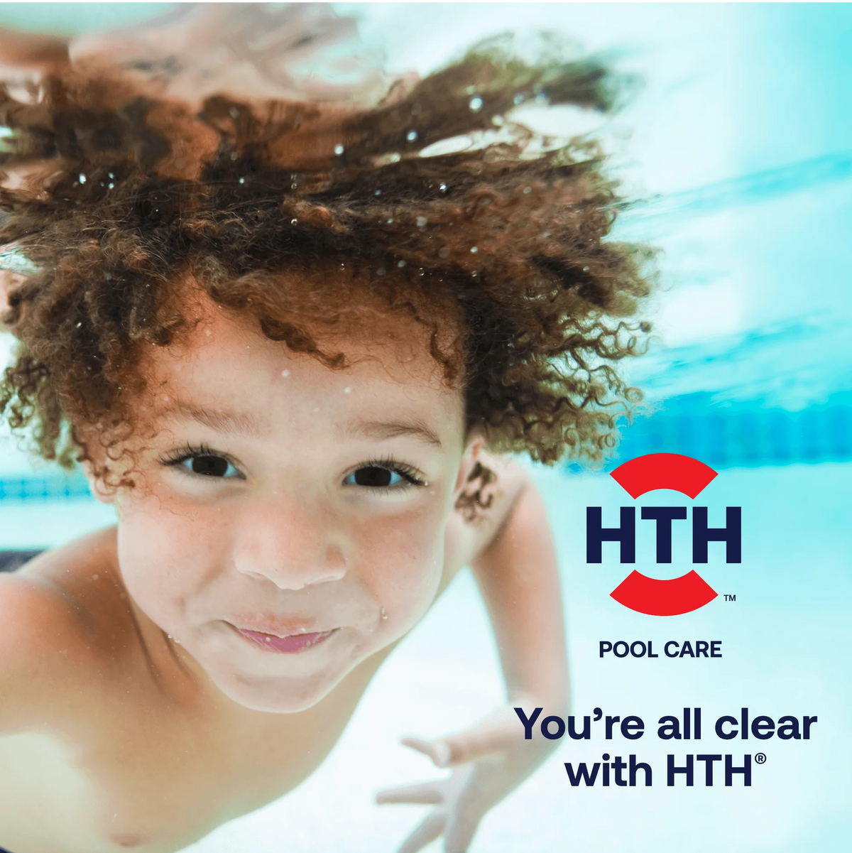 HTH Pool Care 3" Chlorine Tabs for Swimming Pools, Pool Chemicals, 25 lbs
