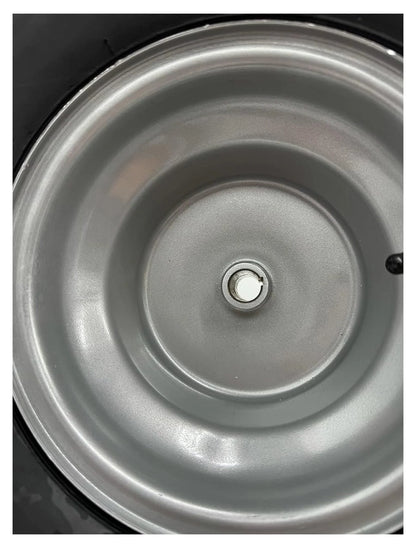 Set of 2 - Silver 20x8.00-8 Lawn Mower Tire with Rim - Fits on 3/4 Inch Axle