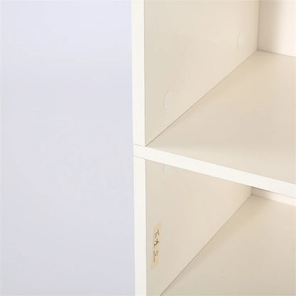 Hommoo Modern Wood Freestanding Shoe Cabinet, 8 Tiers 40-45 Pairs Shoe Storage Rack Organizer for Entryway, Gray