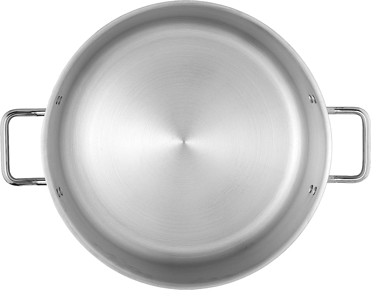 Winware by Winco Brazier With Cover, Stainless Steel 20 Quart